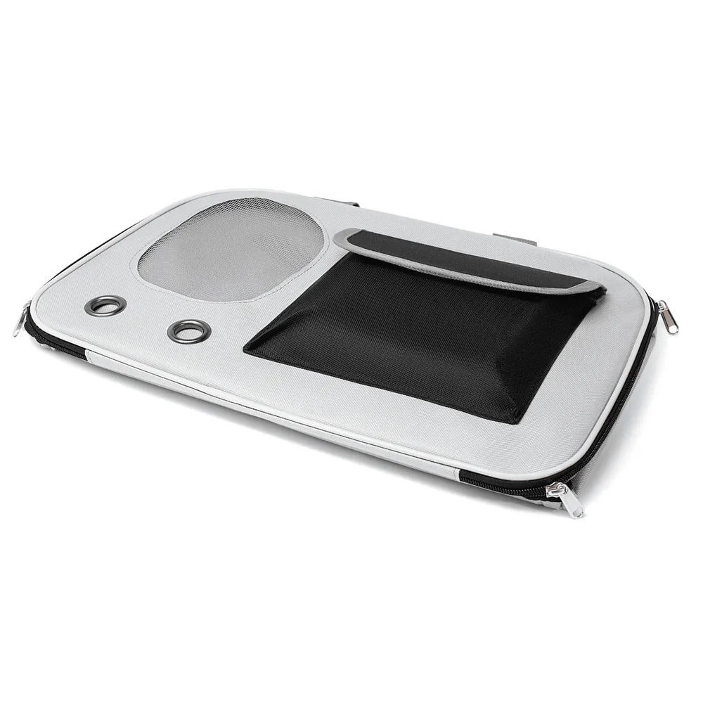 Cat Travel Carrier with Ventilated Mesh Panel Design
