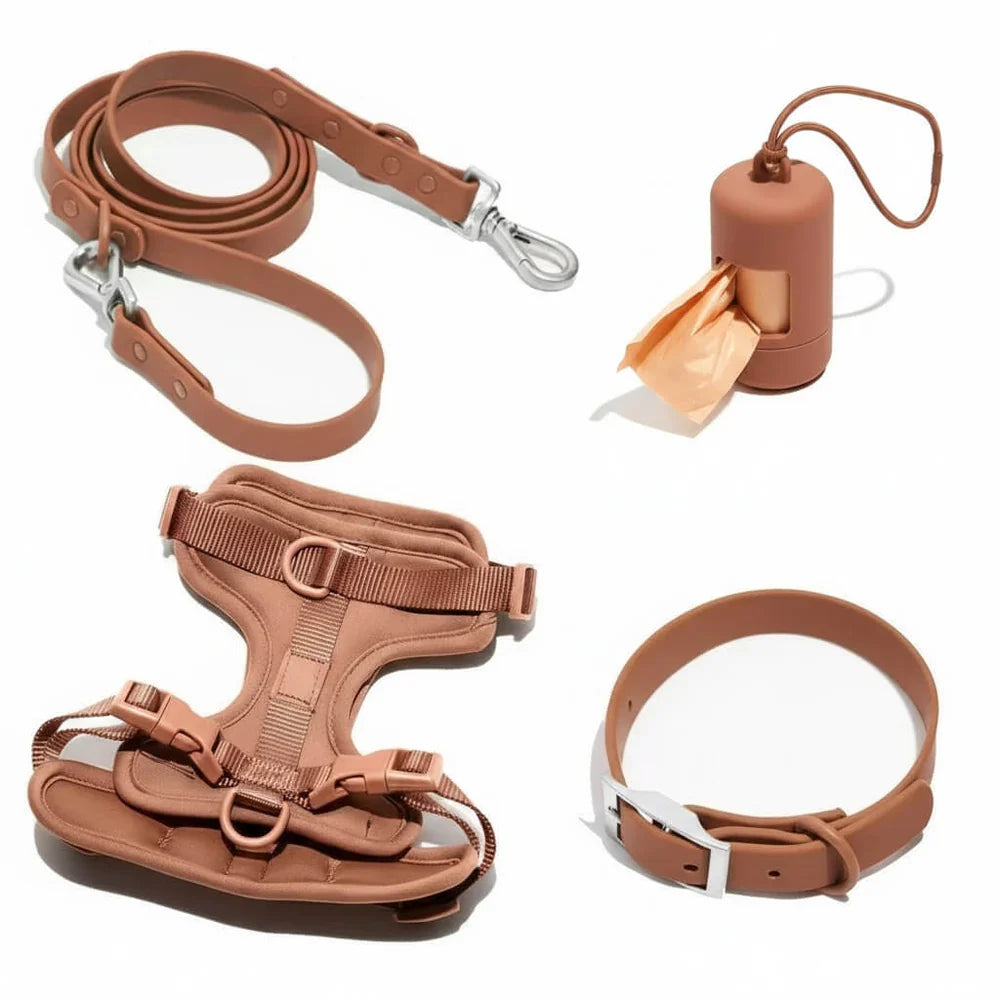 Adjustable Dog Harness with Mesh Padding and Lightweight Nylon Build