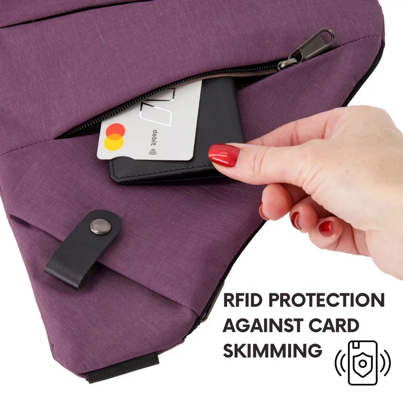 Crossbody Bag with Anti-Theft Design