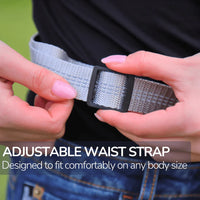 Dog Walking Lead with Adjustable Waist Strap and Reflective Details