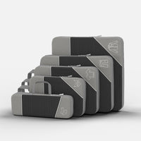 Compression Packing Cubes with Double Zip Compression System