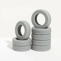Luggage Wheel Covers with Shock Absorbing Support Silicone Design, Set of 8