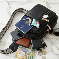 Crossbody Bag with Anti-Theft Design and Adjustable Shoulder Strap