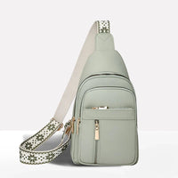 Crossbody Bag with Anti-Theft Design and Adjustable Shoulder Strap
