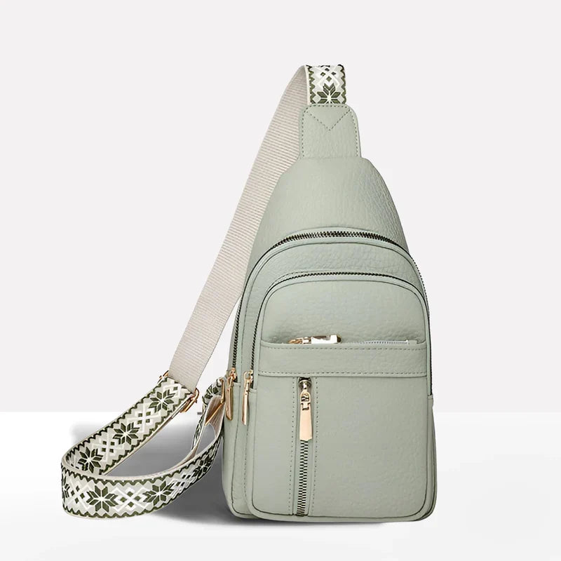 Crossbody Bag with Anti-Theft Design and Adjustable Shoulder Strap