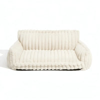Pet Sofa Bed with Fleece Cover and Removable Washable Cushion