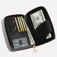 RFID Travel Passport Holder with Water Resistant PU Leather Design