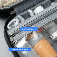 Hanging Toiletry Organizer with Multi-Compartment Design