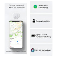 Luggage Tracker Device for iOS with Replaceable Battery Design