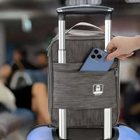 Travel Shoe Organizer with Multiple Compartments and Luggage Strap