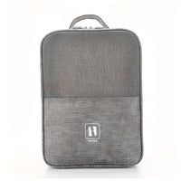Travel Shoe Organizer with Multiple Compartments and Luggage Strap