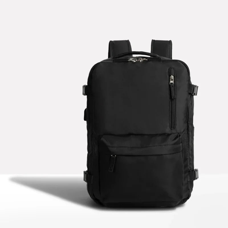Expandable Carry On Travel Backpack with Flat Lay Packing Design