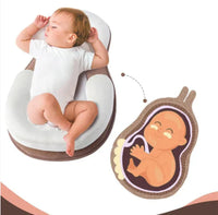 Baby Lounger with Contoured Headrest and Breathable Fabric Design