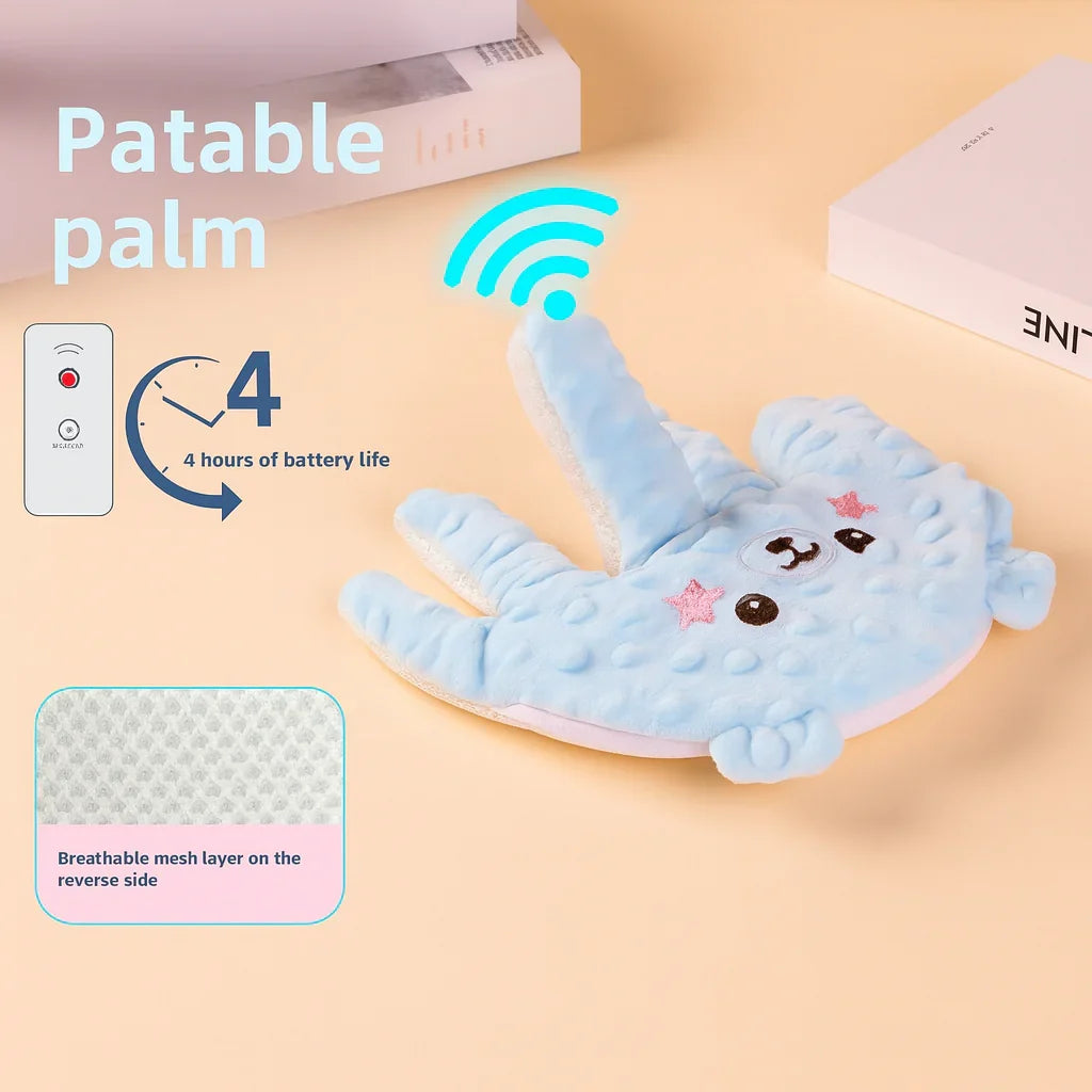 Baby sleep aid pillow with automatic patting and remote control