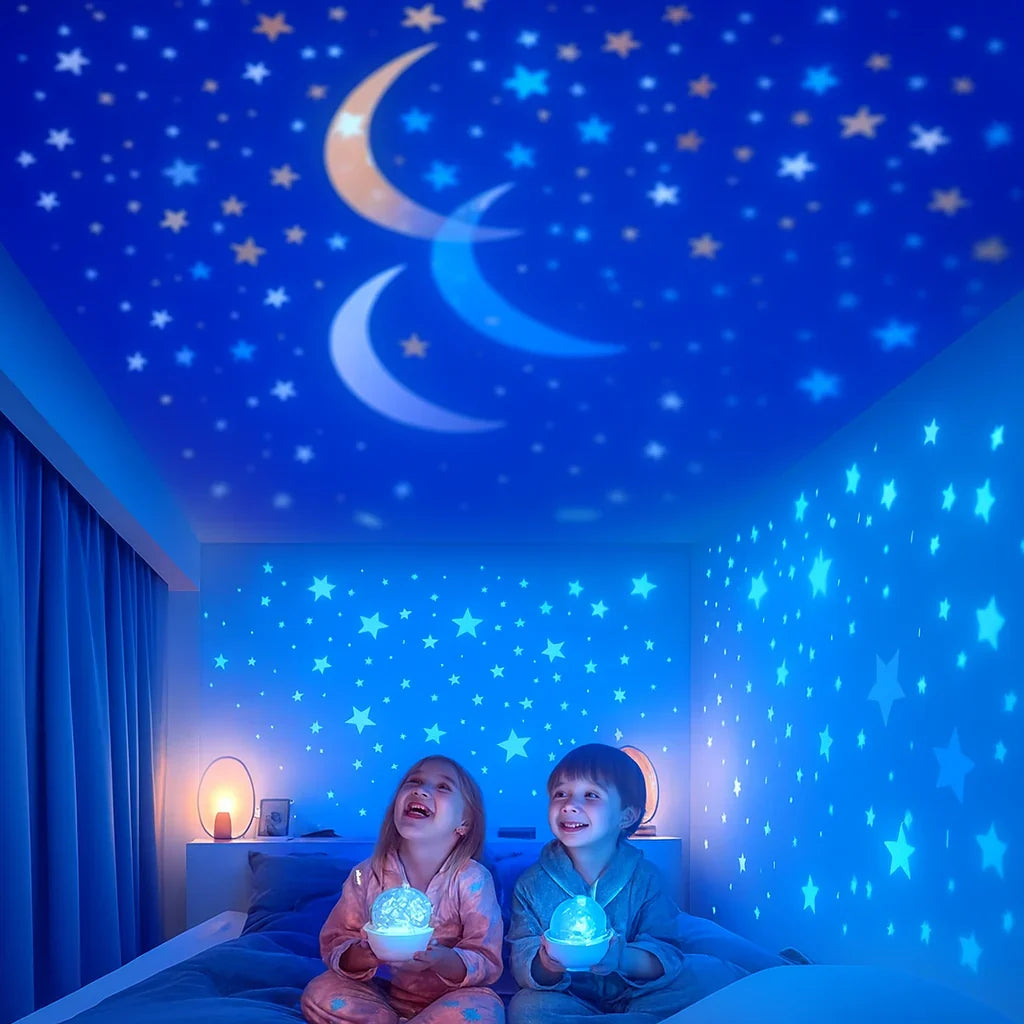 Night light and star projector lamp