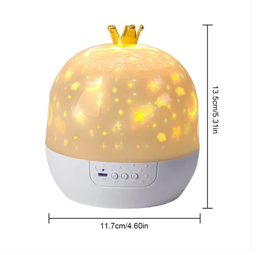 Night light and star projector lamp