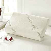 Memory Foam Bamboo Fiber Pillow Cervical Support