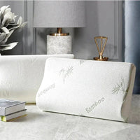 Memory Foam Bamboo Fiber Pillow Cervical Support