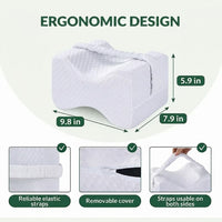 Ergonomic Leg Pillow Memory Foam Support Cushion