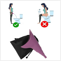 Reusable Urinal Portable Silicone Funnel for Women