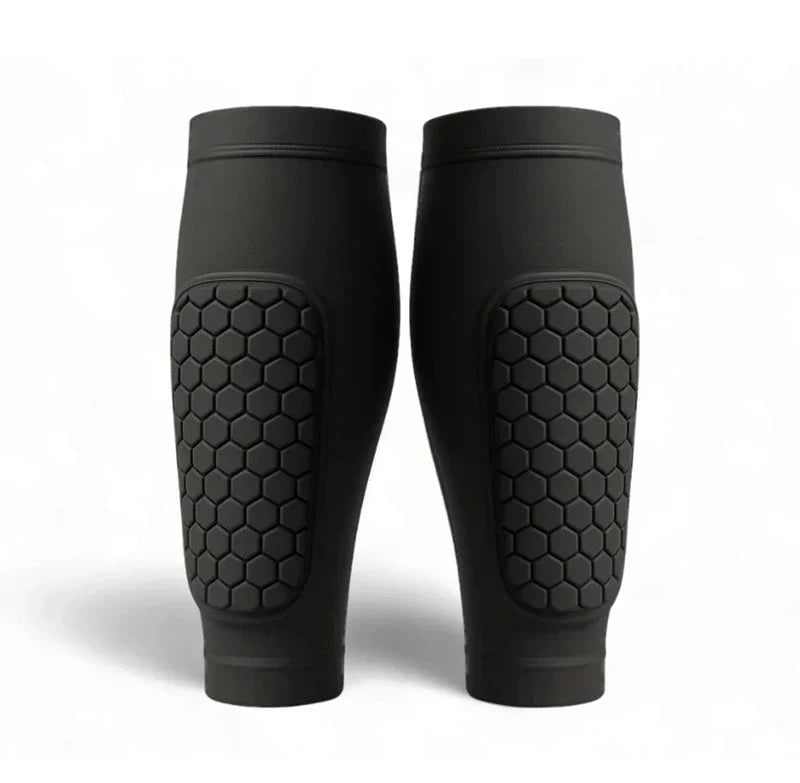Shin Guard Sleeves with Shock-Absorbing Panel
