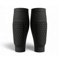 Shin Guard Sleeves with Shock-Absorbing Panel