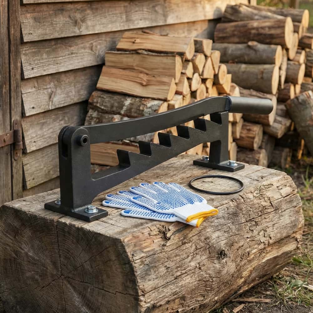 Obsetic Manual Firewood Splitter Wall Mount