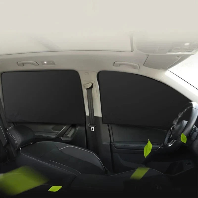 Magnetic Car Side Window Sun Shade, UV Protection Privacy Curtain