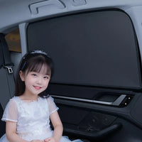 Magnetic Car Side Window Sun Shade, UV Protection Privacy Curtain