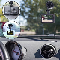 Compact HD Car Dash Camera with Night Vision and Continuous Recording