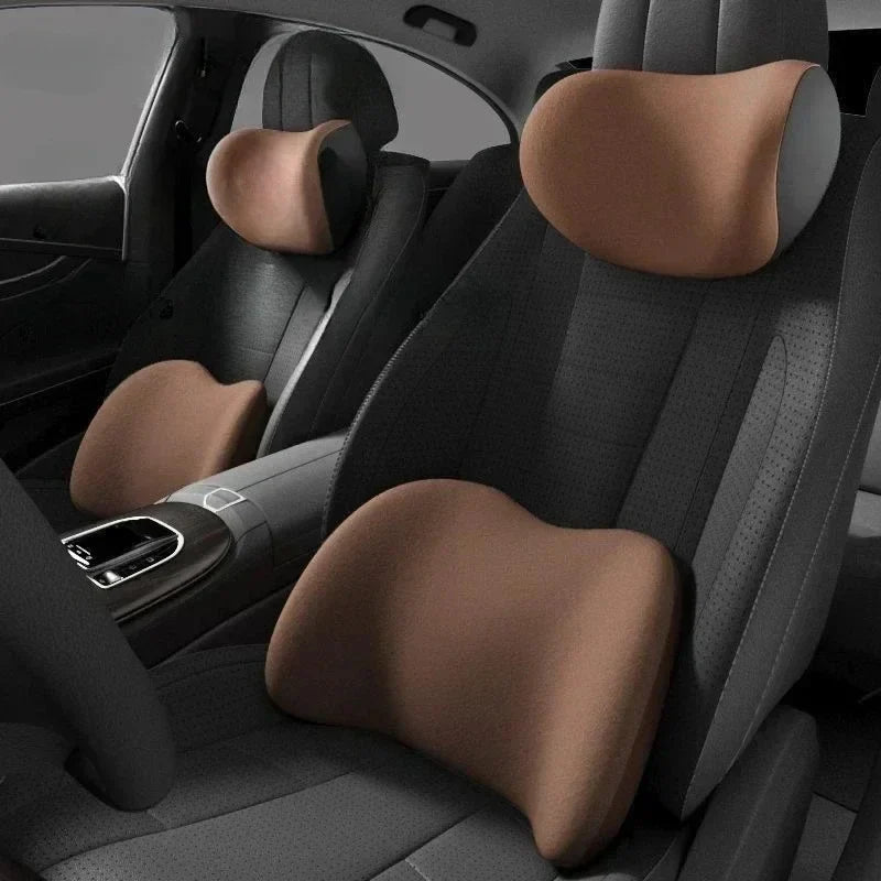 Ergonomic Car Lumbar Support Cushion with Memory Foam