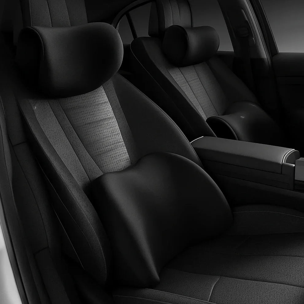 Ergonomic Car Lumbar Support Cushion with Memory Foam