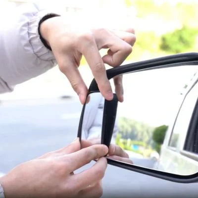 Rearview Mirror, Wide Angle for Blind Spot Elimination