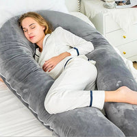Ergonomic Full Body Pillow with Soft Support for Comfortable Sleep