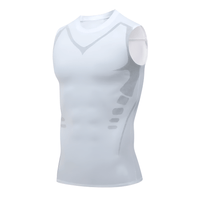 Breathable Shaping Vest with Flexible Compression Design for Men