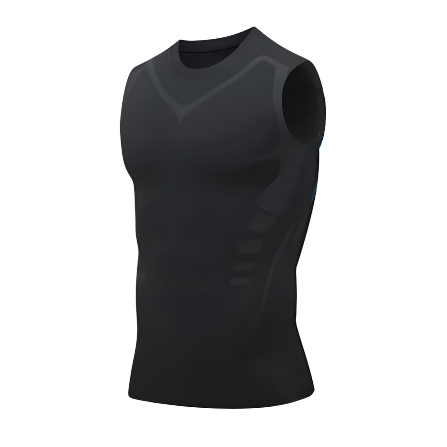 Breathable Shaping Vest with Flexible Compression Design for Men