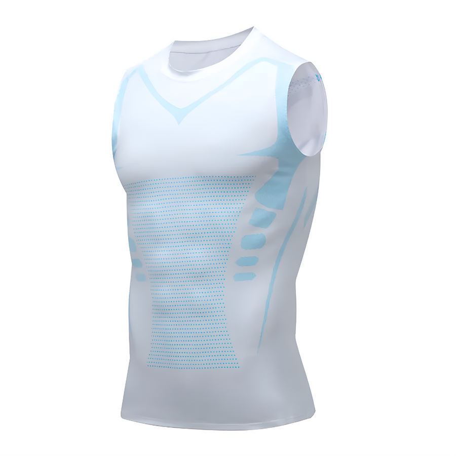 Breathable Shaping Vest with Flexible Compression Design for Men