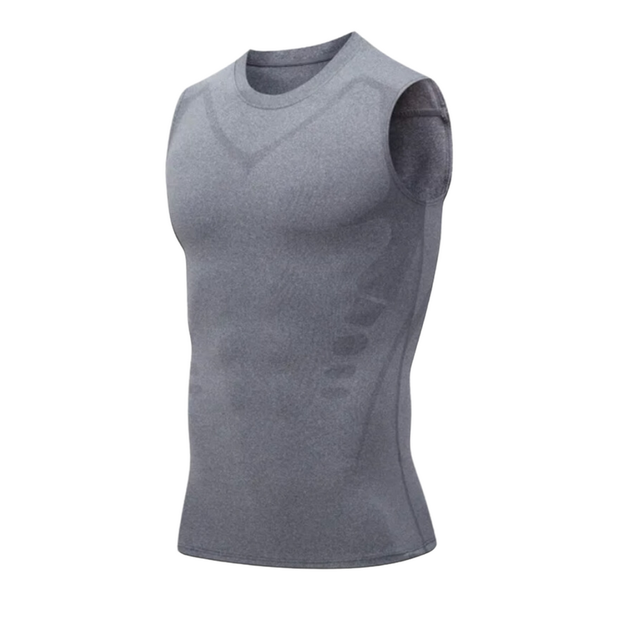 Breathable Shaping Vest with Flexible Compression Design for Men