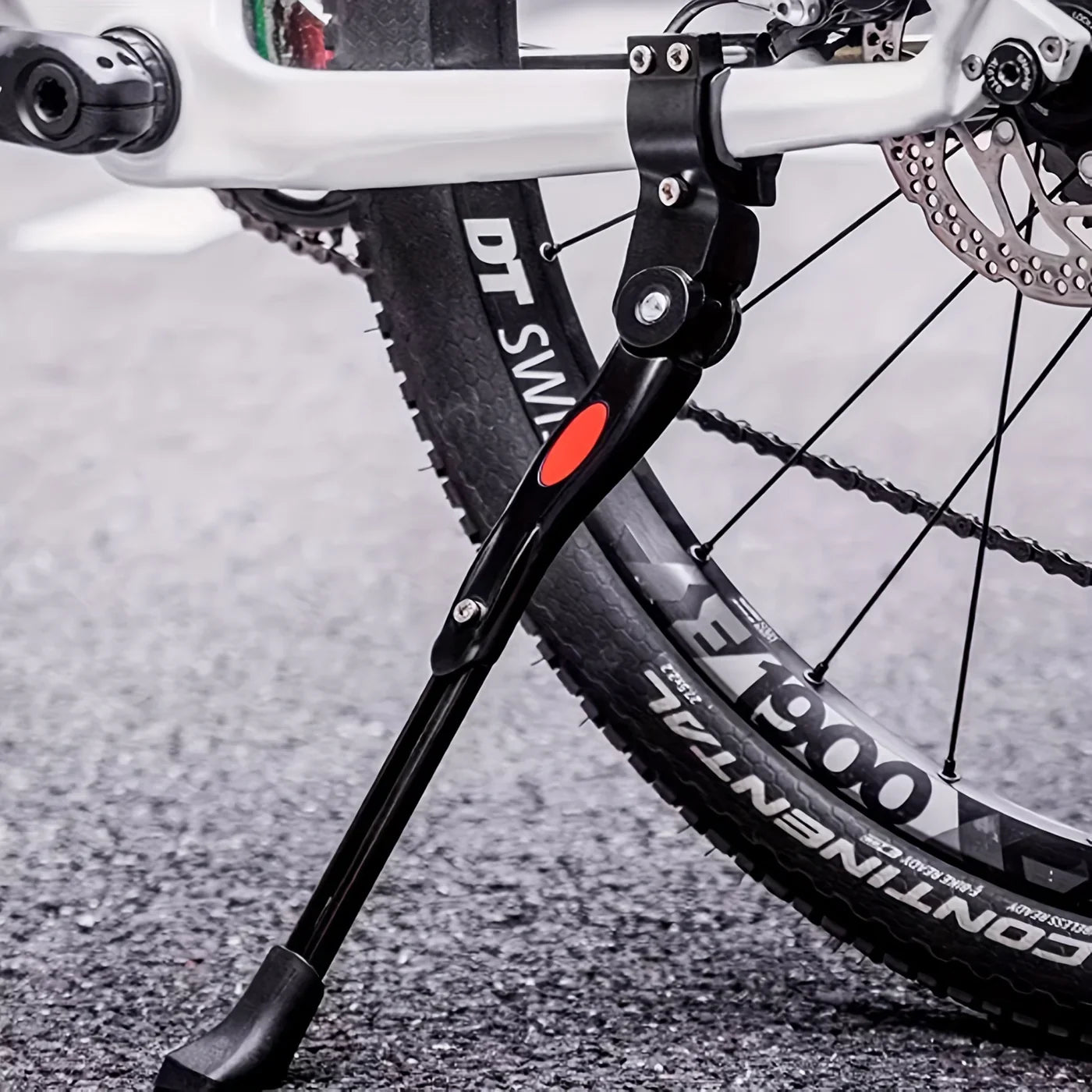 Adjustable Bicycle Kickstand, Robust Side Support for Stable Parking