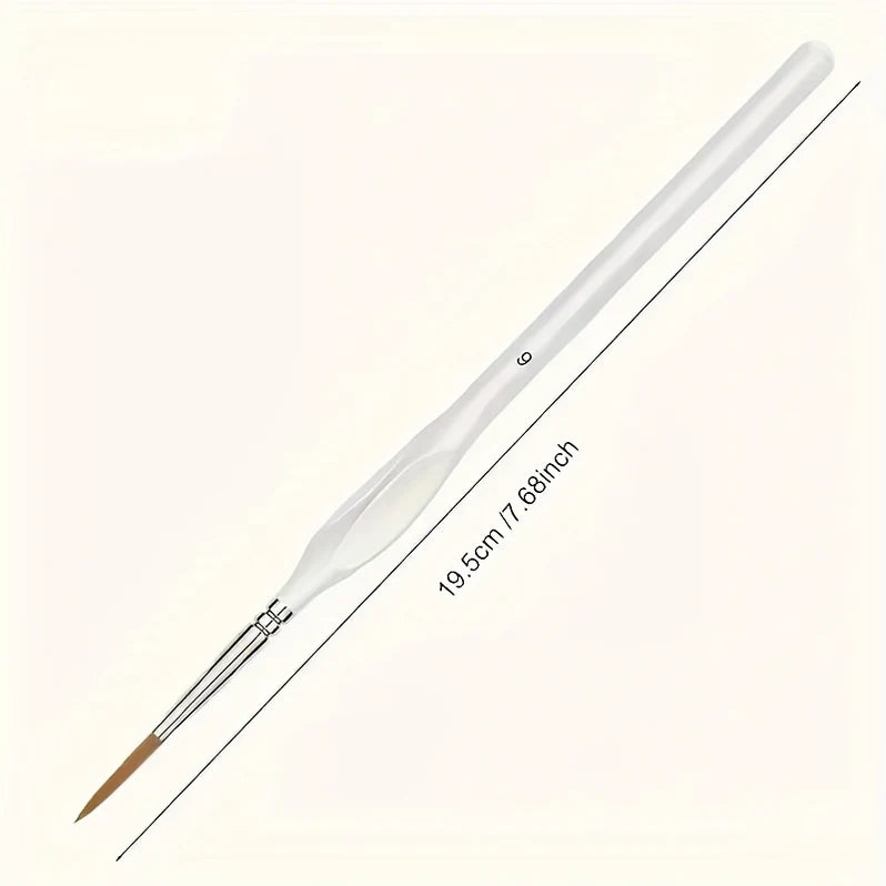 Precision Detail Brush for Accurate Painting and Fine Art, 11 Piece