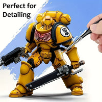 Precision Detail Brush for Accurate Painting and Fine Art, 11 Piece