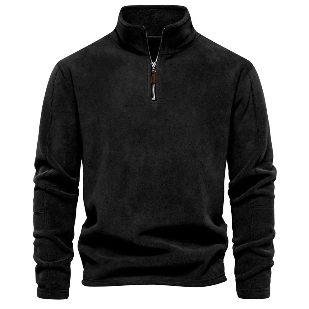 Winter Fleece Pullover, Warm and Comfortable for Men