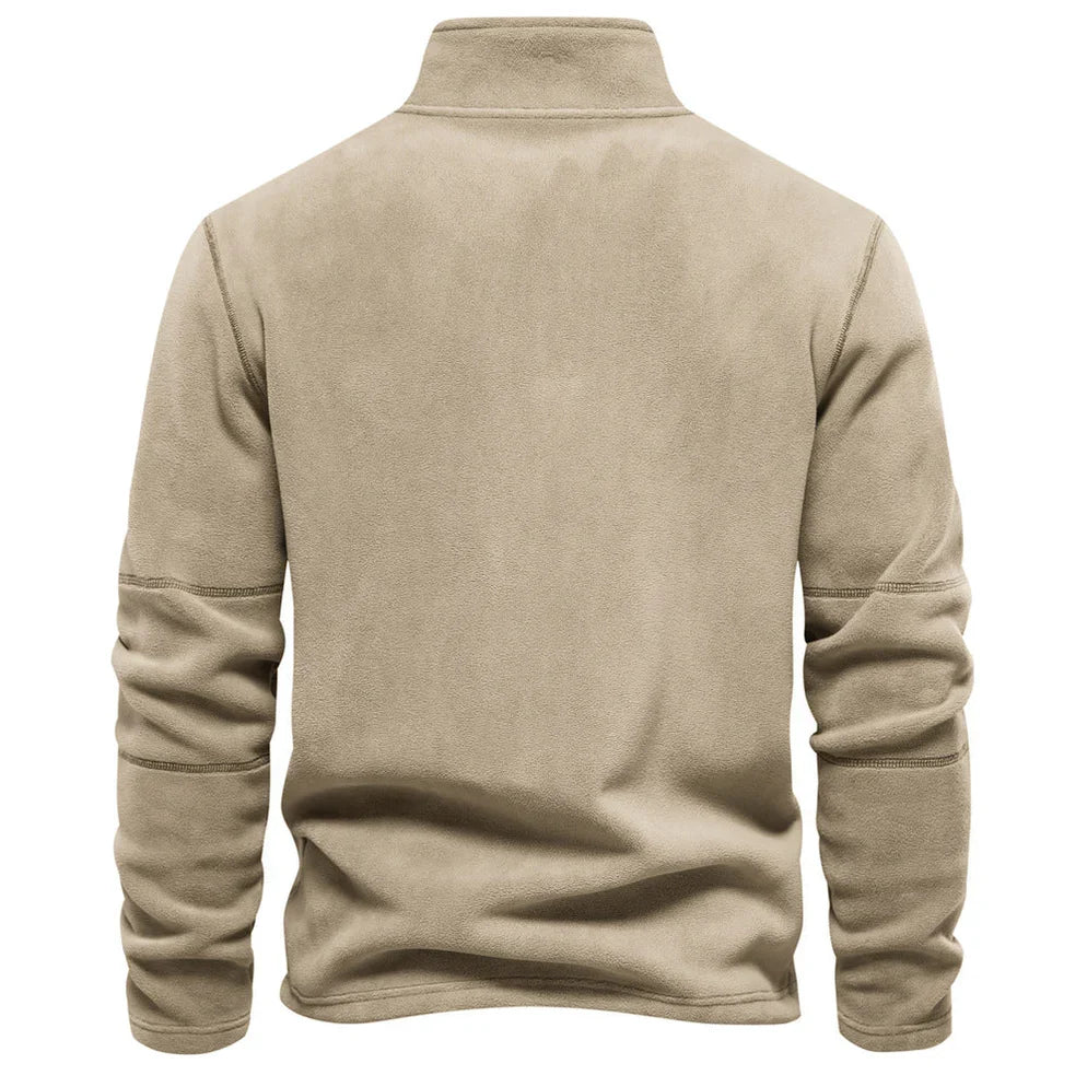 Winter Fleece Pullover, Warm and Comfortable for Men