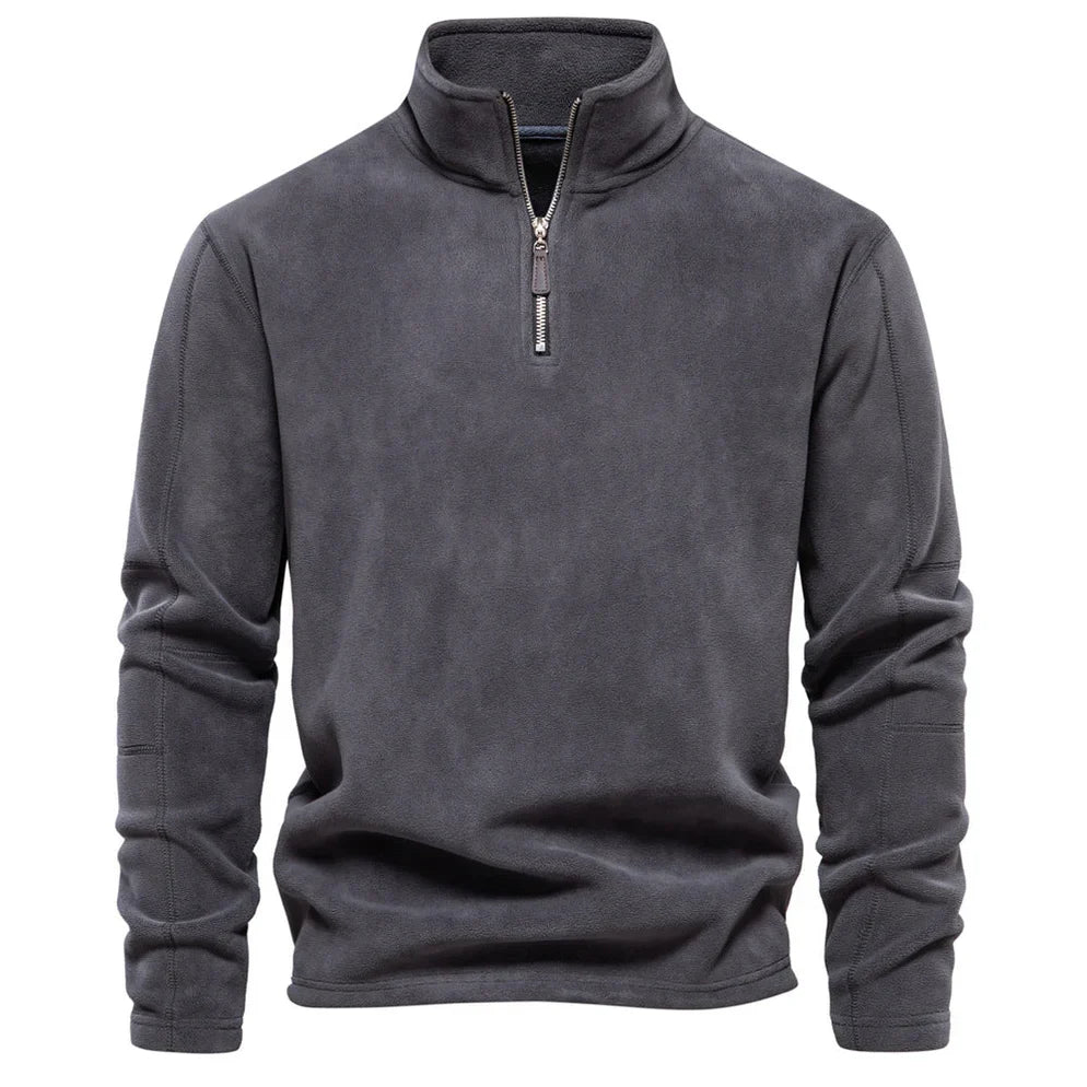 Winter Fleece Pullover, Warm and Comfortable for Men