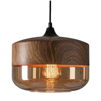 Scandinavian Glass Pendant Light, Adjustable Height Indoor Lighting