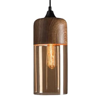 Scandinavian Glass Pendant Light, Adjustable Height Indoor Lighting