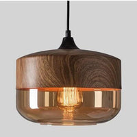 Scandinavian Glass Pendant Light, Adjustable Height Indoor Lighting