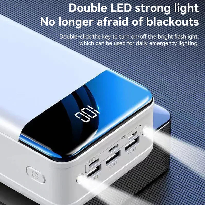 Power Bank Portable Charger 50000 mAh with LED Indicator