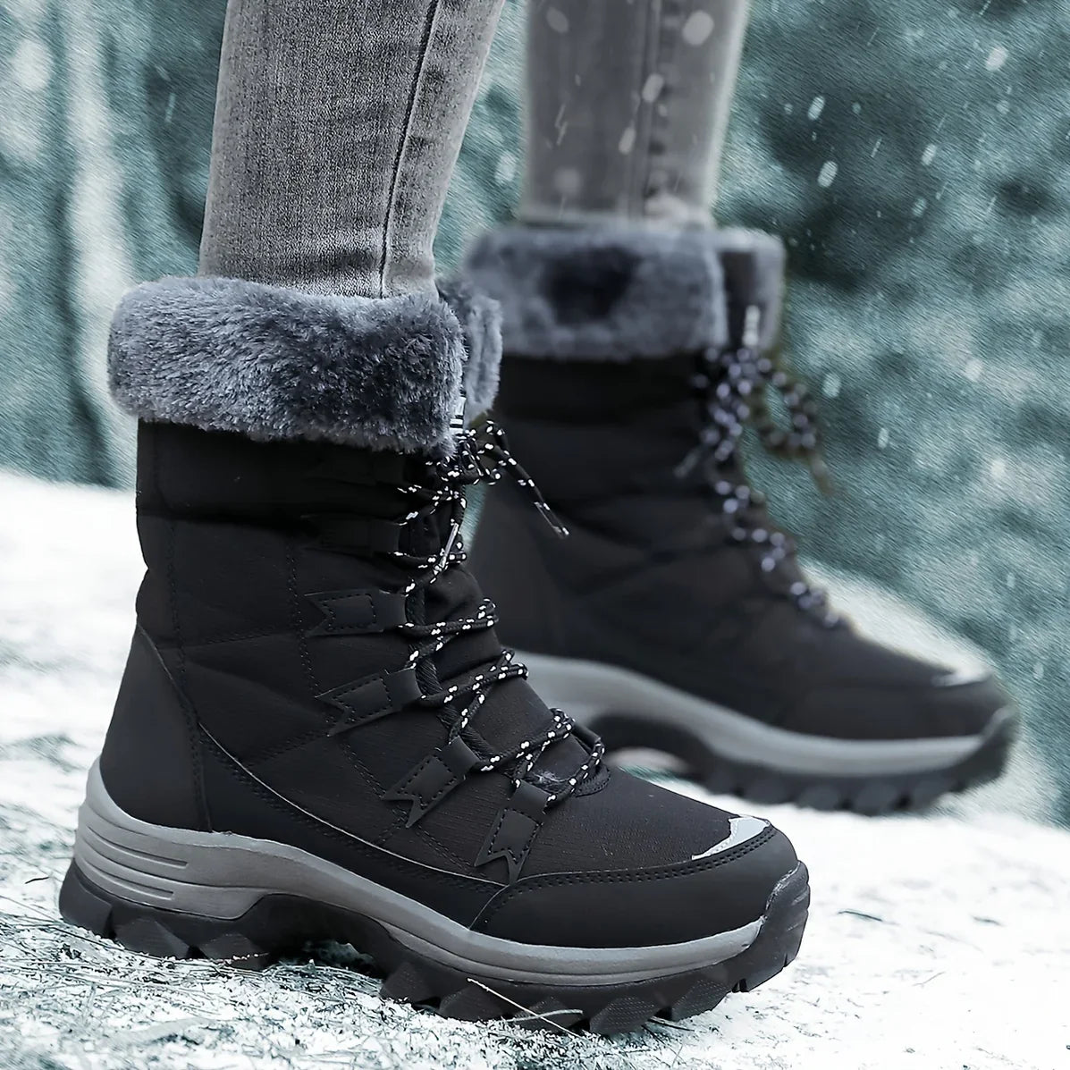 Winter Boots Comfortable Warm Stylish Design for Women