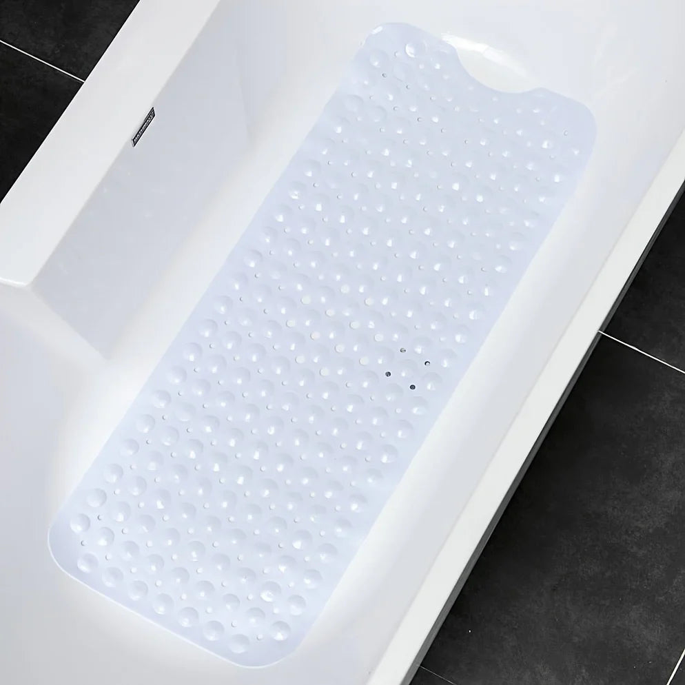 Non Slip Bath Mat XL, Extra Long Anti Skid Shower and Bathtub Mat